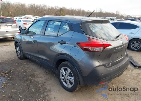 2020 Nissan Kicks S Xtronic Cvt z USA, uszkodzony, nr VIN 3N1CP5BV8LL512520